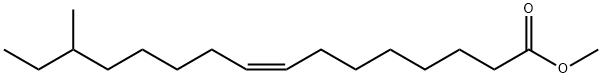 (Z)-14-メチル-8-ヘキサデセン酸メチル 化学構造式