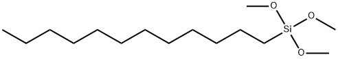 Dodecyltrimethoxysilane Struktur