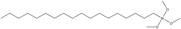 Octadecyltrimethoxysilane Struktur