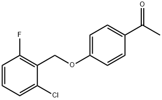 1-{4-[(2-CHLORO-6-FLUOROBENZYL)OXY]PHENYL}ETHAN-1-ONE price.