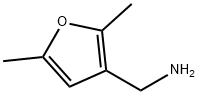 (2,5-ジメチル-3-フリル)メチルアミン 化学構造式