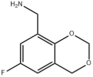 (6-FLUORO-4H-1,3-BENZODIOXIN-8-YL)METHYLAMINE, 97 Structure
