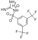 ([AMINO(IMINO)METHYL]AMINO)[3,5-DI(TRIFLUOROMETHYL)PHENYL]DIOXO-LAMBDA6-SULFANE HYDRATE Structure