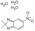 2,2-DIMETHYL-5-NITRO-2H-BENZIMIDAZOLE TRIHYDRATE Structure