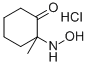 2-(HYDROXYAMINO)-2-METHYLCYCLOHEXAN-1-ONE HYDROCHLORIDE Struktur