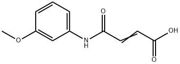 4-(3-METHOXYANILINO)-4-OXOBUT-2-ENOIC ACID Structure