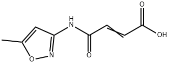 4-[(5-METHYLISOXAZOL-3-YL)AMINO]-4-OXOBUT-2-ENOIC ACID Struktur