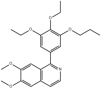 6,7-二甲氧基-1-(3,4,5-三乙氧基苯基)喹啉,306935-80-8,结构式
