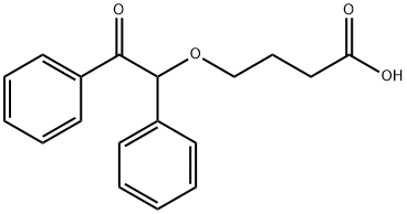 4-氧代-4-(2-氧代-1,2-二苯乙氧基)丁酸 结构式