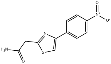 2-[4-(4-NITROPHENYL)-1,3-THIAZOL-2-YL]ACETAMIDE Struktur