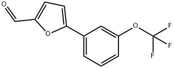 5-[3-(TRIFLUOROMETHOXY)PHENYL]-2-FURALDEHYDE Structure