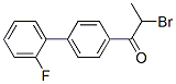 2-BROMO-1-(2'-FLUORO[1,1'-BIPHENYL]-4-YL)PROPAN-1-ONE Structure