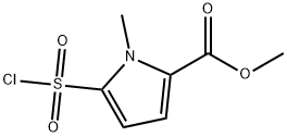 METHYL 5-(CHLOROSULFONYL)-1-METHYL-1H-PYRROLE-2-CARBOXYLATE Structure