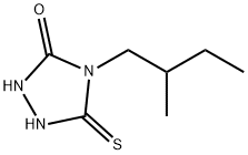 5-MERCAPTO-4-(2-METHYLBUTYL)-4H-1,2,4-TRIAZOL-3-OL|4-(2-甲基丁基)-5-硫代-1,2,4-三唑烷-3-酮