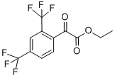 ETHYL 2-[2,4-BIS(TRIFLUOROMETHYL)PHENYL]-2-OXOACETATE Structure