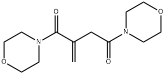 2-METHYLIDENE-1,4-DIMORPHOLINOBUTANE-1,4-DIONE Structure