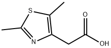 2-(2,5-二甲基-1,3-噻唑-4-基)乙酸, 306937-38-2, 结构式