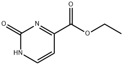 2-羟基嘧啶-4-羧酸乙酯 结构式