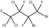 1,2-Dibromo-1,3,4,4-tetrachloro-1,2,3,4-tetrafluorobutane Structure