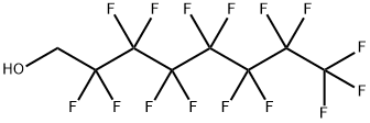 2,2,3,3,4,4,5,5,6,6,7,7,8,8,8-十五氟辛-1-醇,307-30-2,结构式