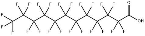 全氟十二烷酸,307-55-1,结构式