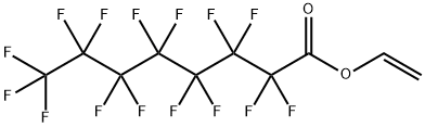 パーフルオロオクタン酸ビニル 化学構造式