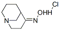 1-AZABICYCLO[3.3.1]NONAN-4-ONE OXIME HYDROCHLORIDE Structure