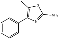 5-甲基-4-苯基-噻唑-2-胺, 30709-67-2, 结构式