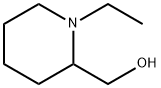 (1-エチル-2-ピペリジニル)メタノール 化学構造式