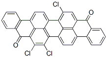 trichlorobenzo[rst]phenanthro[10,1,2-cde]pentaphene-9,18-dione Structure