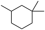1,1,3-トリメチルシクロヘキサン 化学構造式