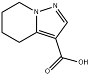 Pyrazolo[1,5-a]pyridine-3-carboxylic acid, 4,5,6,7-tetrahydro- Structure