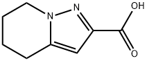 吡唑[1,5-A] 4,5,6,7-四氢吡啶-2-羧酸, 307313-03-7, 结构式