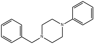 1-ベンジル-4-フェニルピペラジン 化学構造式