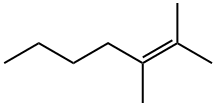 2,3-DIMETHYL-2-HEPTENE Struktur