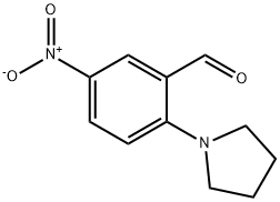 5-硝基-2-(1-吡咯烷基)苯甲醛,30742-59-7,结构式