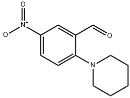 5-NITRO-2-PIPERIDINOBENZALDEHYDE Structure