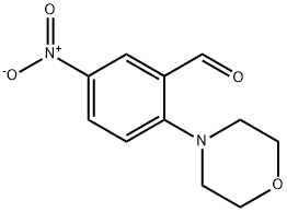 2-MORPHOLINO-5-NITROBENZALDEHYDE Structure