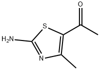 5-アセチル-4-メチルチアゾール-2-アミン 化学構造式
