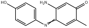 (4'-hydroxyphenyl)-3-amino-6-methylbenzoquinoneimine,30749-78-1,结构式