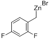 2,4-DIFLUOROBENZYLZINC BROMIDE Structure