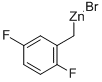 2,5-DIFLUOROBENZYLZINC BROMIDE Structure