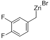 3,4-DIFLUOROBENZYLZINC BROMIDE Structure