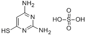 2,4-DIAMINO-6-MERCAPTO-PYRIMIDINE SULFATE Struktur
