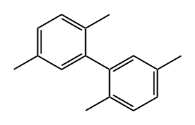 2,2',5,5'-TETRAMETHYLBIPHENYL Struktur