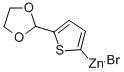 5-(1,3-DIOXOLAN-2-YL)-2-THIENYLZINC BROMIDE Structure