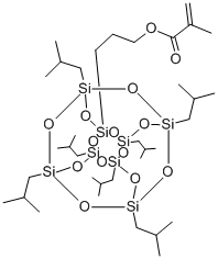 PSS-(1-PROPYLMETHACRYLATE)-HEPTAISOBUTY& Structure