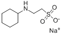 2-环己胺基乙磺酸钠, 3076-05-9, 结构式