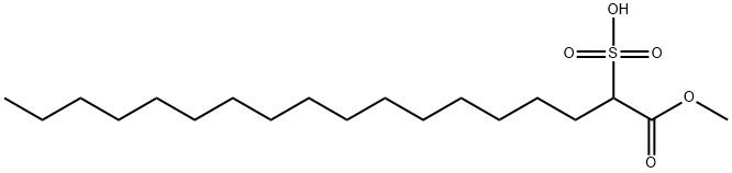 1-methyl 2-sulphooctadecanoate Struktur