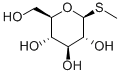 メチル-Β-D-チオグルコピラノシド 化学構造式